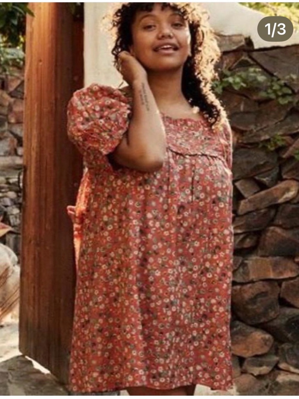 Doen Patricia Dress in poppy tasha garden xs